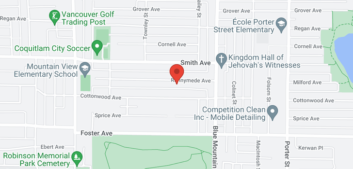 map of 890 RUNNYMEDE AVENUE